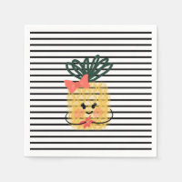 Ananas tenant une Hibiscus Fête d'anniversaire Lua
