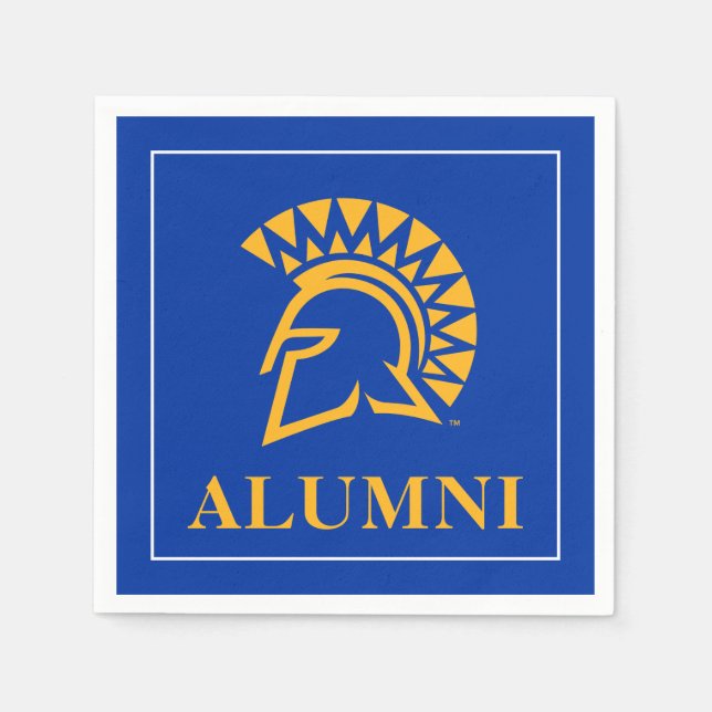 Serviette En Papier Ancien de Spartan de San Jose (Devant)