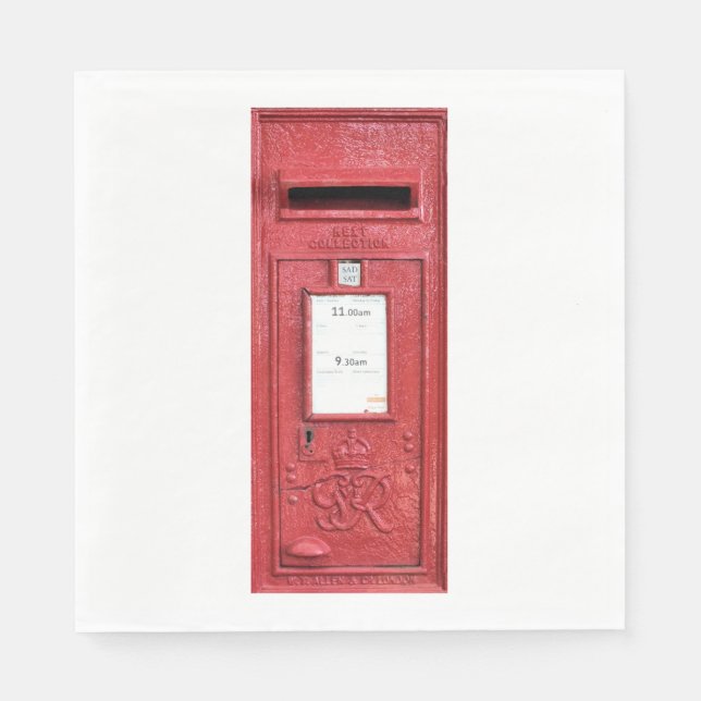 SERVIETTE EN PAPIER ANCIENNE ANGLETERRE (Devant)