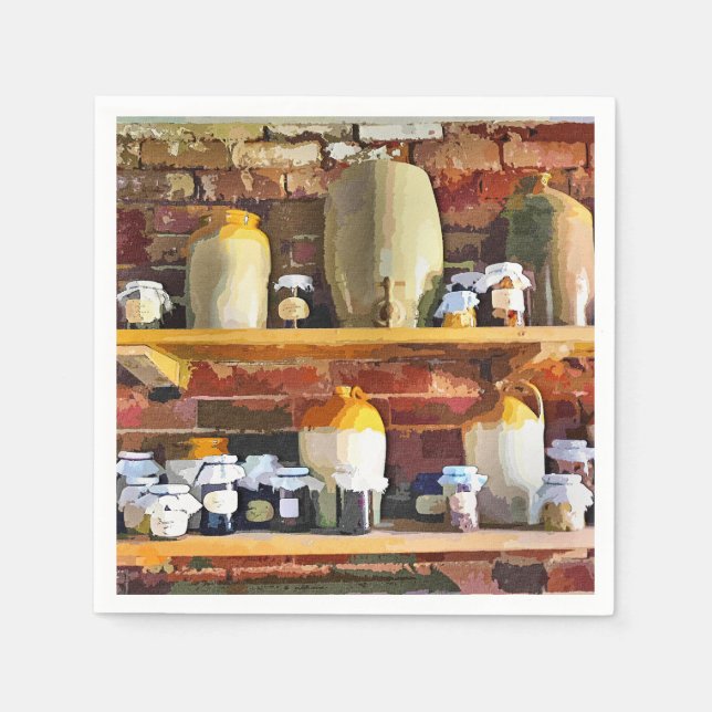 SERVIETTE EN PAPIER ANCIENNE ANGLETERRE (Devant)