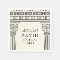 Ancienne Grèce ou Rome Anniversaire avec temple