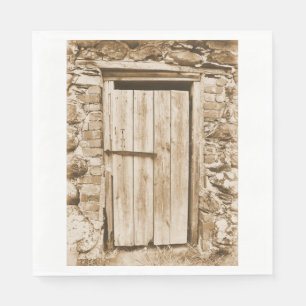 SERVIETTE EN PAPIER ANCIENNE PORTE DE GAIN