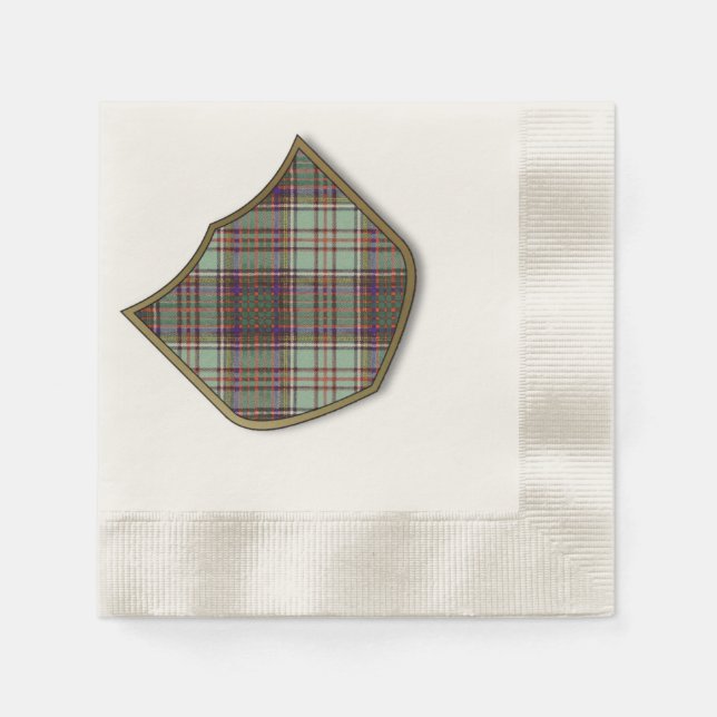 Serviette En Papier Anderson clan Plaid Scottish tartan (Devant)