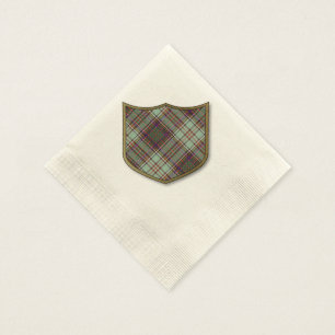 Serviette En Papier Anderson clan Plaid Scottish tartan
