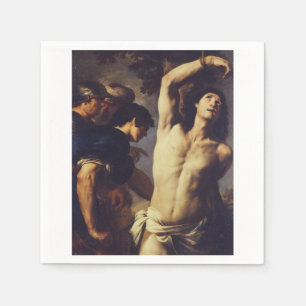 Serviette En Papier Andrea Vaccaro : Saint Sébastien Baroque Beaux-Art