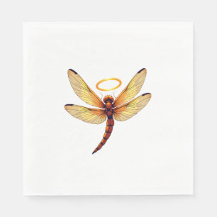 Serviette En Papier Ange Dragonfly