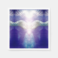 ange violet argenté