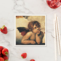 Anges de la Madone Sixtine par Raphaël Sanzio