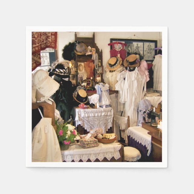 SERVIETTE EN PAPIER ANGLETERRE VICTORIENNE (Devant)