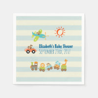 Animal Toy Train, voiture et avion sur Stripes