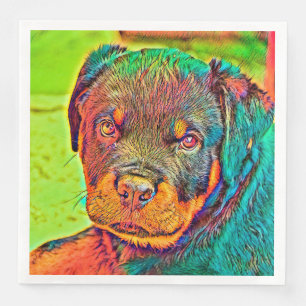 Serviette En Papier AnimalColor_Dog_003