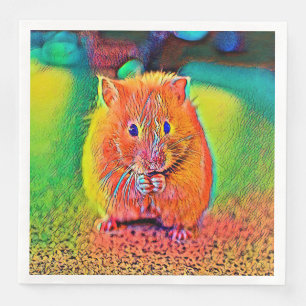 Serviette En Papier AnimalColor_Hamster_001_by_JAMColors