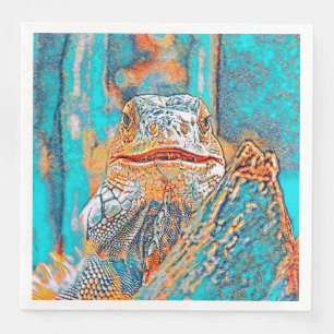 Serviette En Papier AnimalMix_Iguana_005