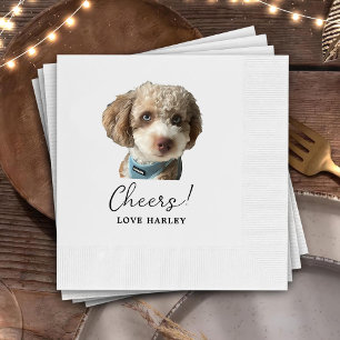 Serviette En Papier Animaux de compagnie personnalisés Mariage de dess