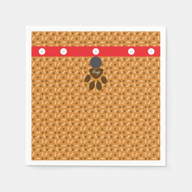 Serviette En Papier animaux domestiques (Devant)