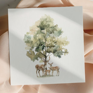 Serviette En Papier Animaux forestiers des bois   Baby shower de la fa