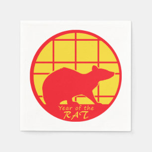 Serviette En Papier Année du rat