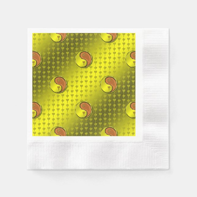 Serviette En Papier Année du singe des bois (Devant)