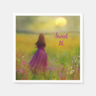 Serviette En Papier Anniversaire 16 ans