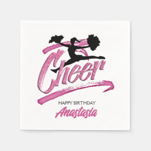 Serviette En Papier Anniversaire Cheerleader
