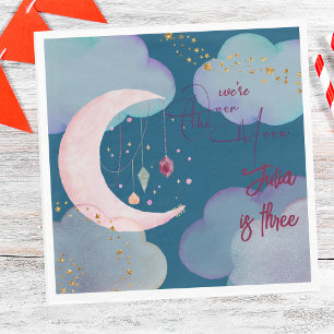 Serviette En Papier Anniversaire de enfant de la nuit de la lune