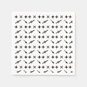 Serviette En Papier Anniversaire de enfant guerrier du Cute Ninja