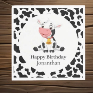 Serviette En Papier Anniversaire de la vache