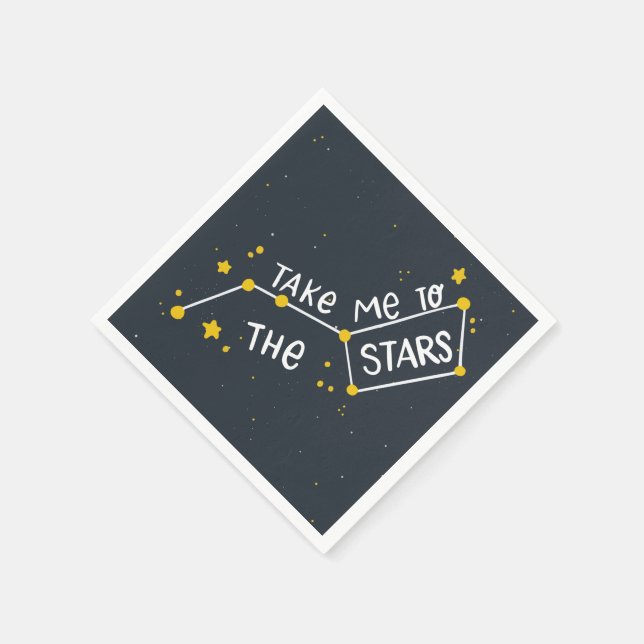 Serviette En Papier Anniversaire de l'astronaute spatial Napkins (Coin)