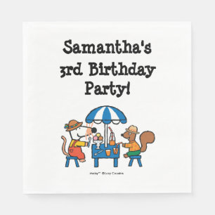 Serviette En Papier Anniversaire de Maisy et de Cyrille