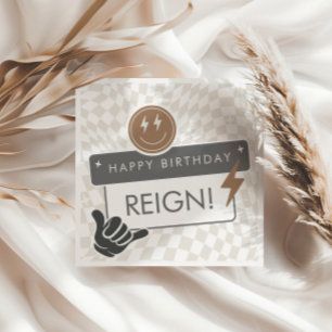 Serviette En Papier Anniversaire des garçons Rad Cool