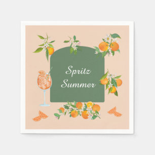 Serviette En Papier Anniversaire d'été Spritz