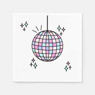 Serviette En Papier Anniversaire du bal Disco super
