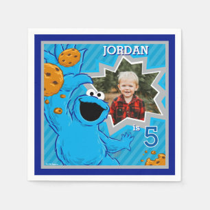 Serviette En Papier Anniversaire du Cookie Monster