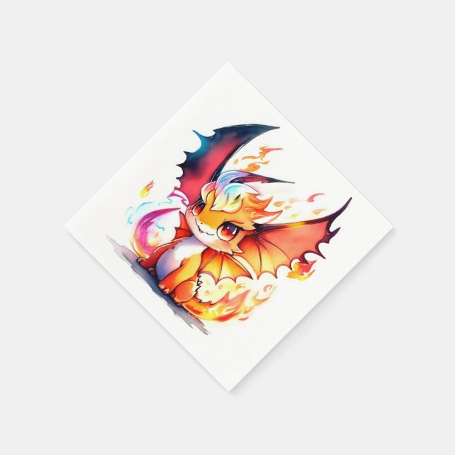 Serviette En Papier Anniversaire du dragon (Coin)