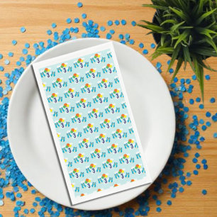 Serviette En Papier Anniversaire du hibou