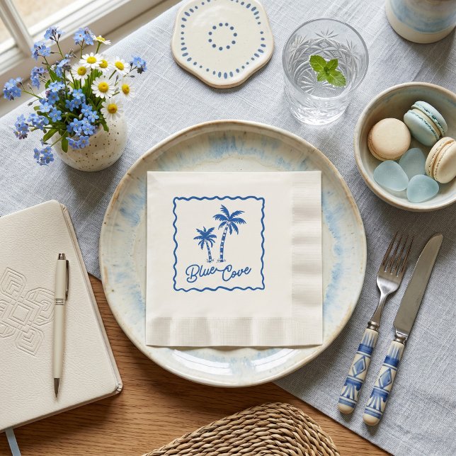 Serviette En Papier Anse Bleue (Créateur téléchargé)