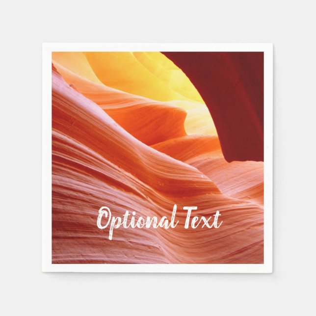 Serviette En Papier Antelope Canyon en Arizona (Devant)