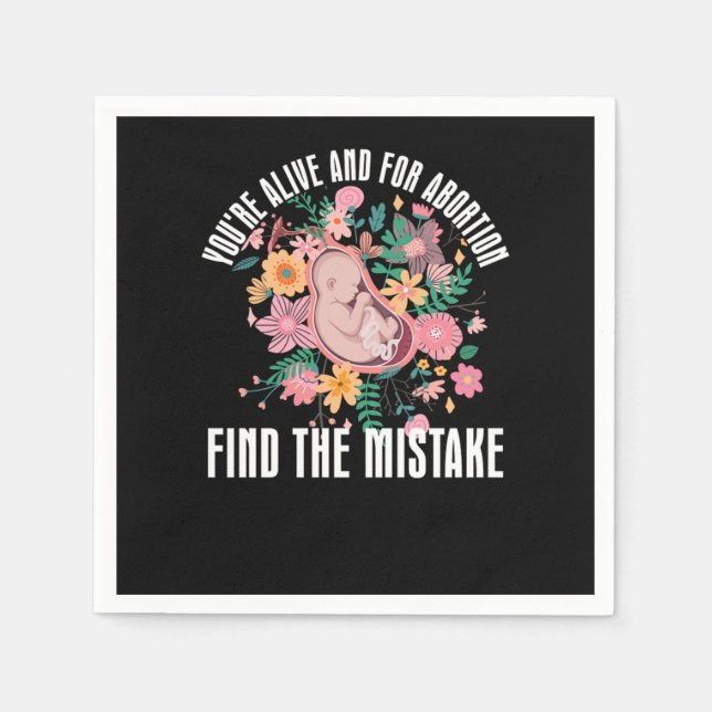 Serviette En Papier Anti-avortement (Devant)