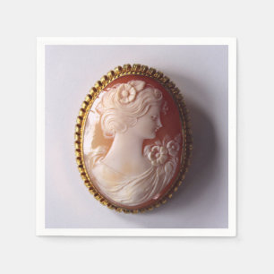 Serviette En Papier Antique Cameo