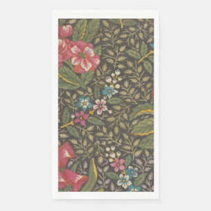 Serviette En Papier Antique Toile de Jouy motif floral français