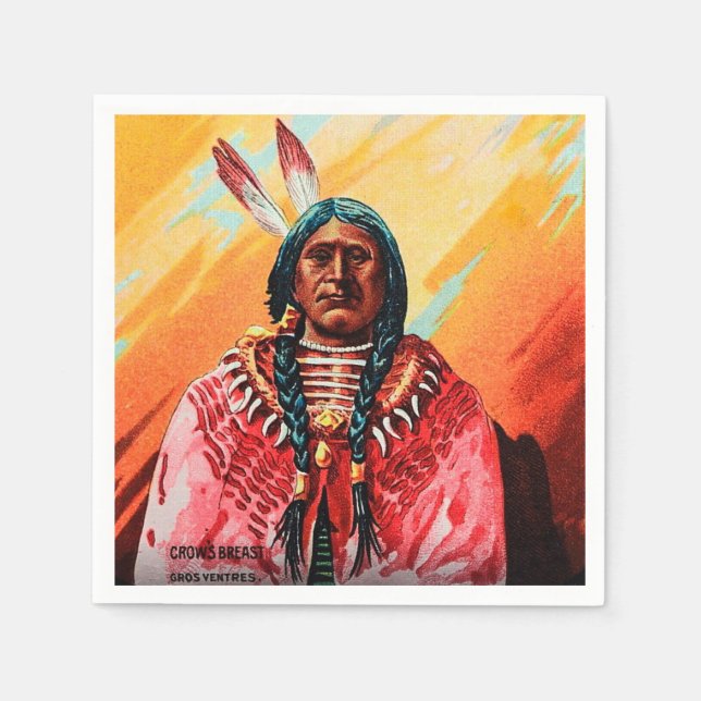 Serviette En Papier Antique Verre de lanterne magique Slide Crows Brea (Devant)