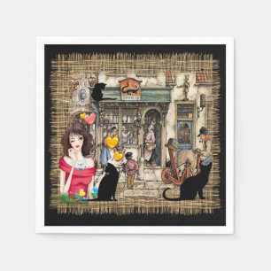 Serviette En Papier Anton Pieck - Magasin de chimiste