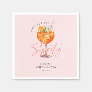 Serviette En Papier Aperol rose pâle Aperol Spritz Fête des mariées