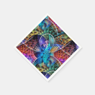 Serviette En Papier Apophyse Abstraite Fractale X