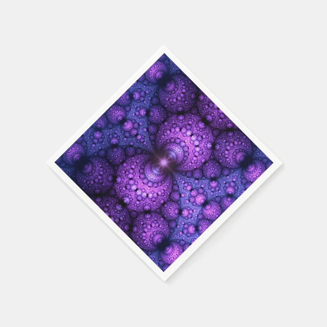 Serviette En Papier Apophyse fractale - Fusion d'atomes (Coin)