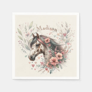 Serviette En Papier Appaloosa Horse Anniversaire
