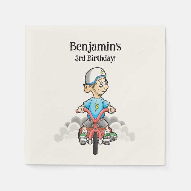 Serviette En Papier Appel à tous les vélos (Devant)