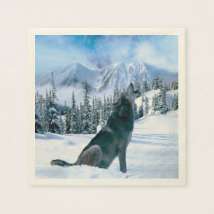 Serviette En Papier Appel de loup