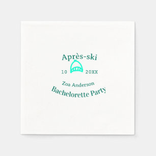 Serviette En Papier Après-ski enterrement de vie de jeune fille chapea