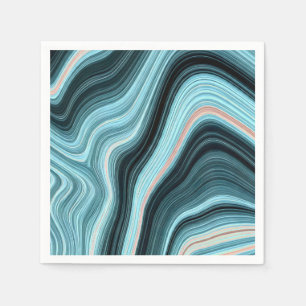 Serviette En Papier Aqua Drift
